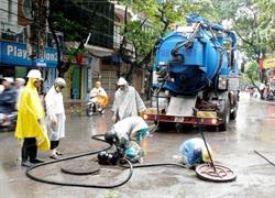 Hút bể phốt tại huyện Duy Tiên